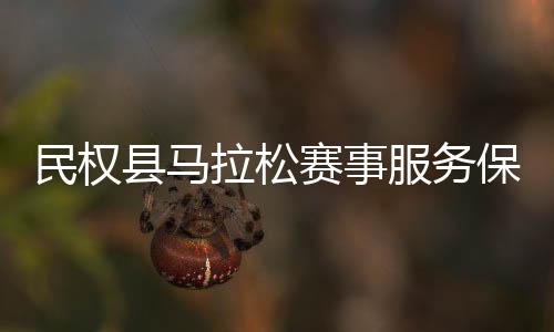 保障民权县马开会召推进工作拉松服务赛事